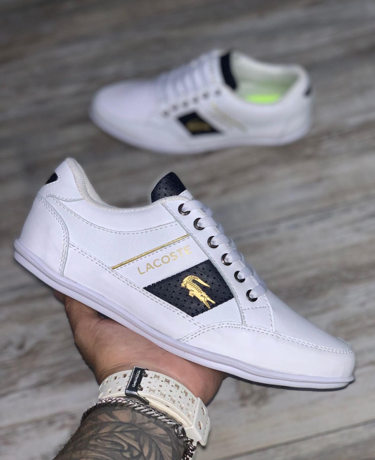 lacoste chaymon blanco