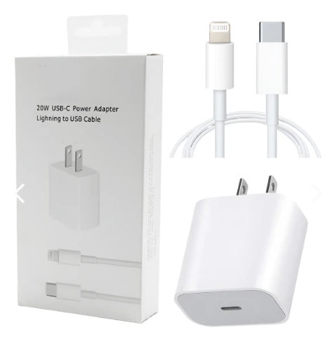 CARGADOR IPHONE (20W) CON CABLE