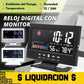 Reloj despertador digital para mesa de noche