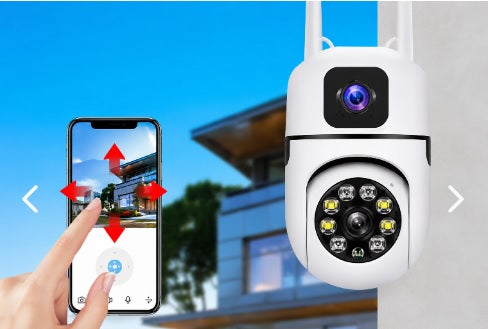 Cámara de Seguridad doble lente