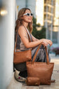 Trio bolsos en Cuero Dama Vélez