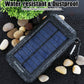 Power Bank Solar Batería Cargador capacidad 7200 mAh