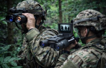 Binoculares con cámara y vídeo DT10 HD negros potentes, adecuados para vídeo tactico, acampada al aire libre, caza, observación de aves