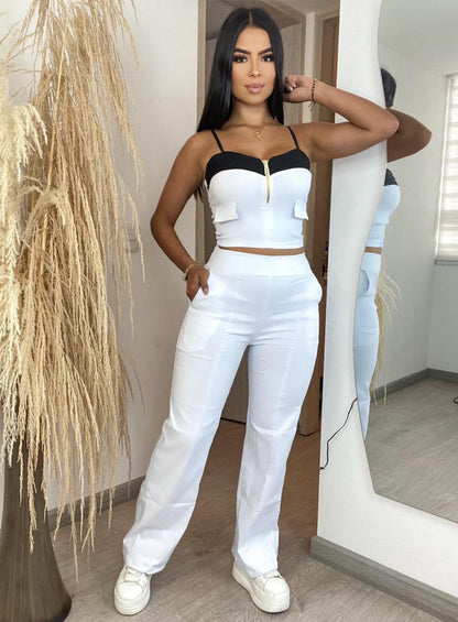 Conjunto 2 piezas pantalón y top