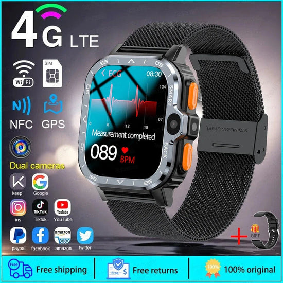 Reloj inteligente XIAOMI PGD Android GPS 16G/64G ROM almacenamiento HD cámara Dual 4G 5G SIM WIFI inalámbrico rápido acceso a Internet reloj