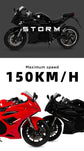 motocicleta eléctrica 2025 5000w marca MOFUN, todoterreno para adultos, motocicleta eléctrica rápida.