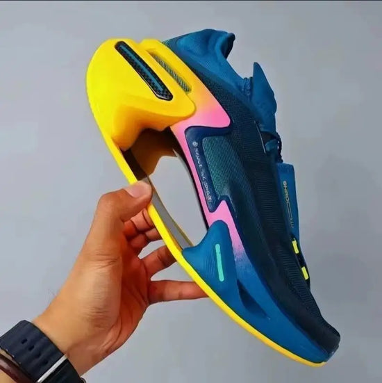 Tenis estilo gran sombra para hombres y mujeres, Tenis para correr a alta velocidad, Atletismo, elásticos, para rebote, deportes ligeros y transpirables