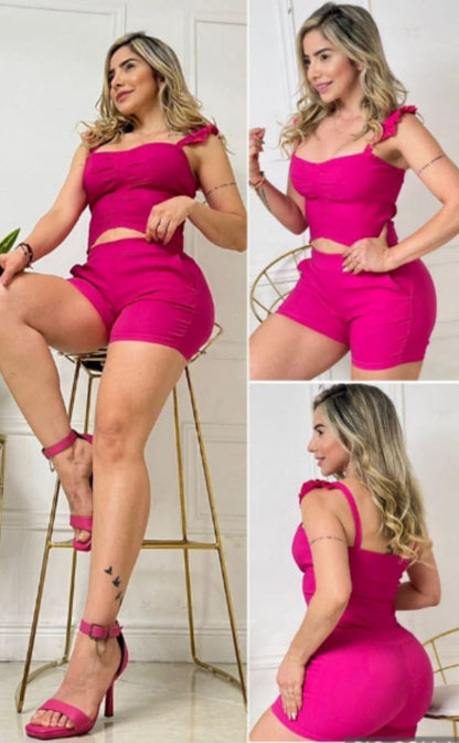 Enterizo braga shorts