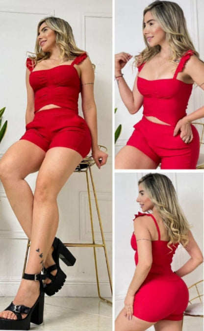 Enterizo braga shorts