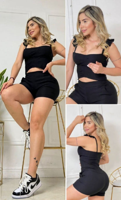 Enterizo braga shorts