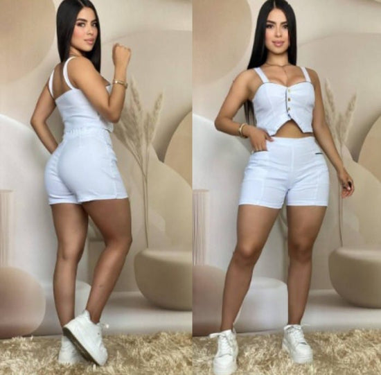 Conjunto blusa y short