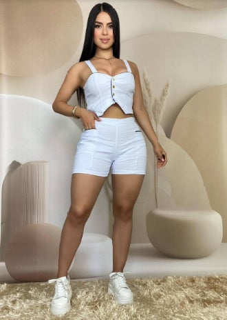 Conjunto blusa y short