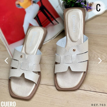 Sandalia en Cuero