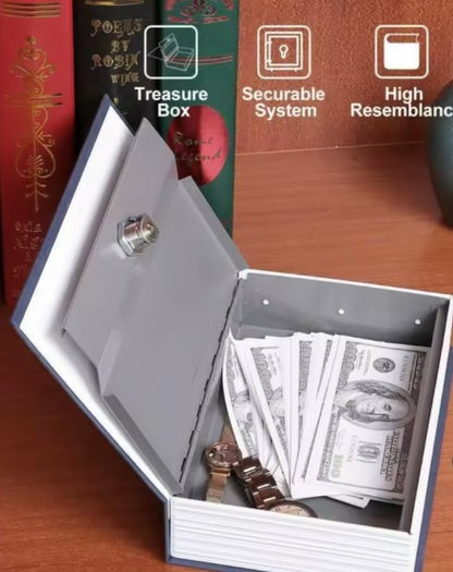 Libro Caja Fuerte Secreta con Clave de Combinación