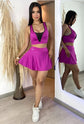 Conjunto de falda-short deportivo para dama