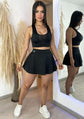 Conjunto de falda-short deportivo para dama